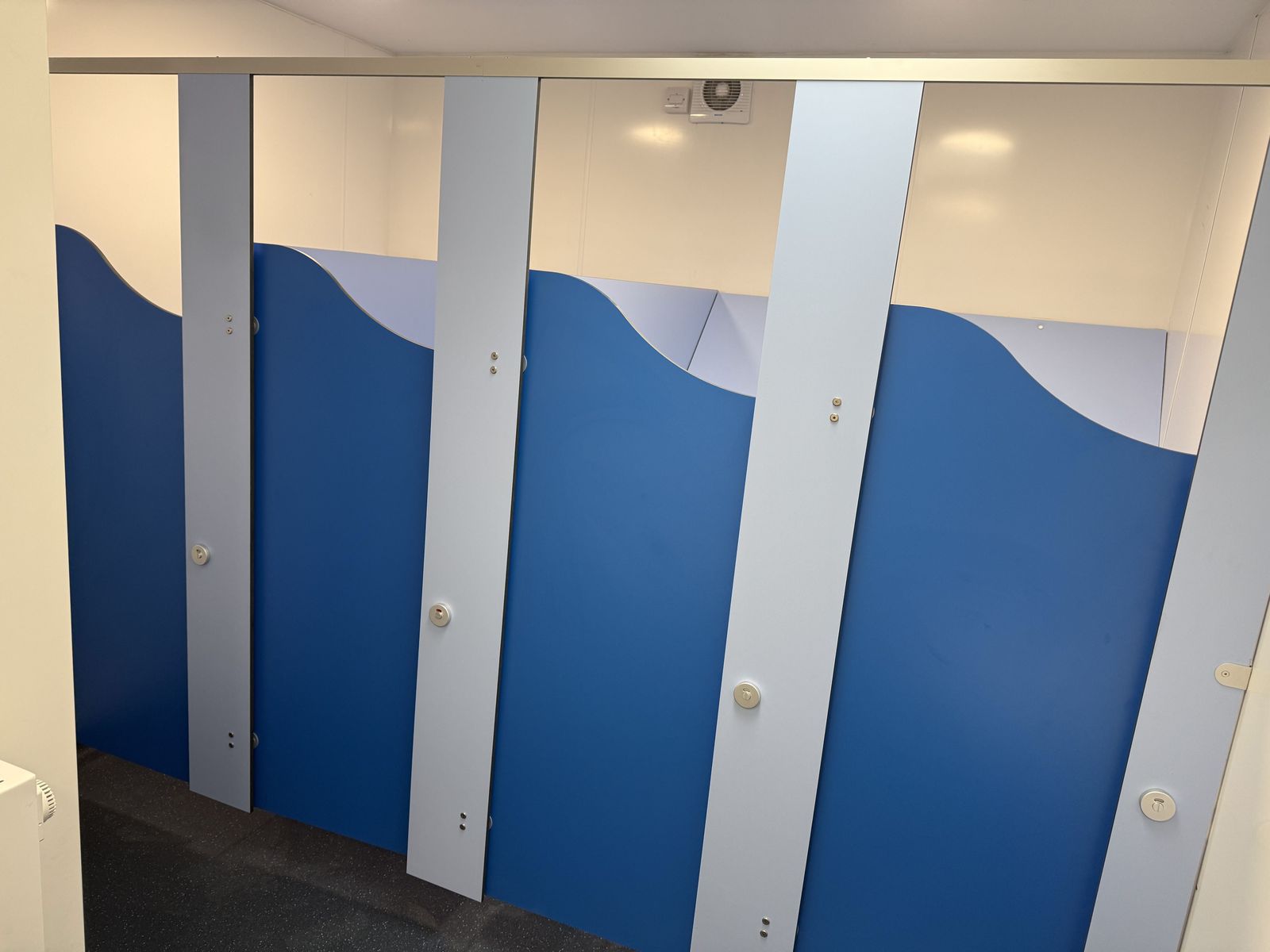 Completed washroom refurbishment