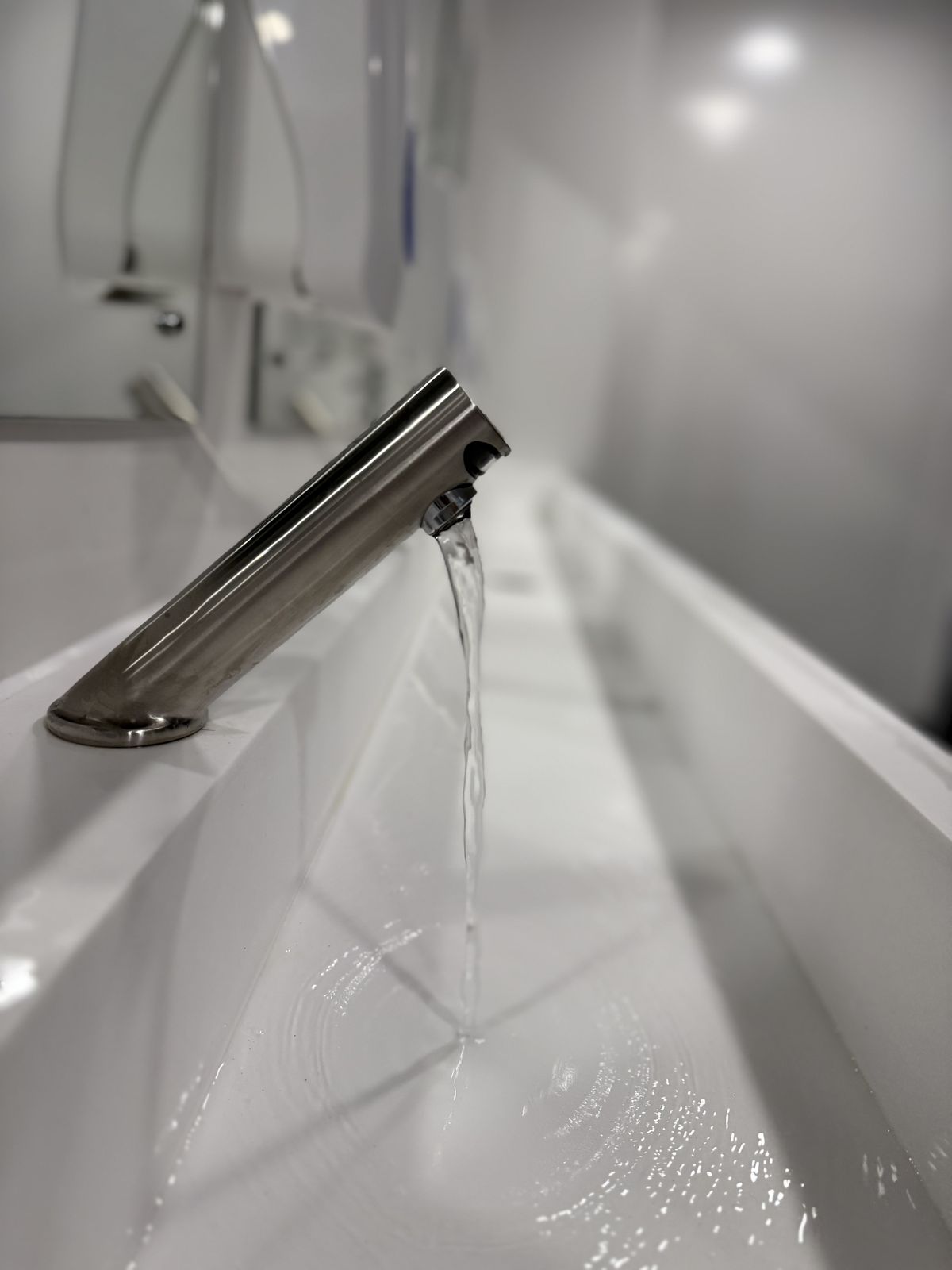 Completed washroom refurbishment