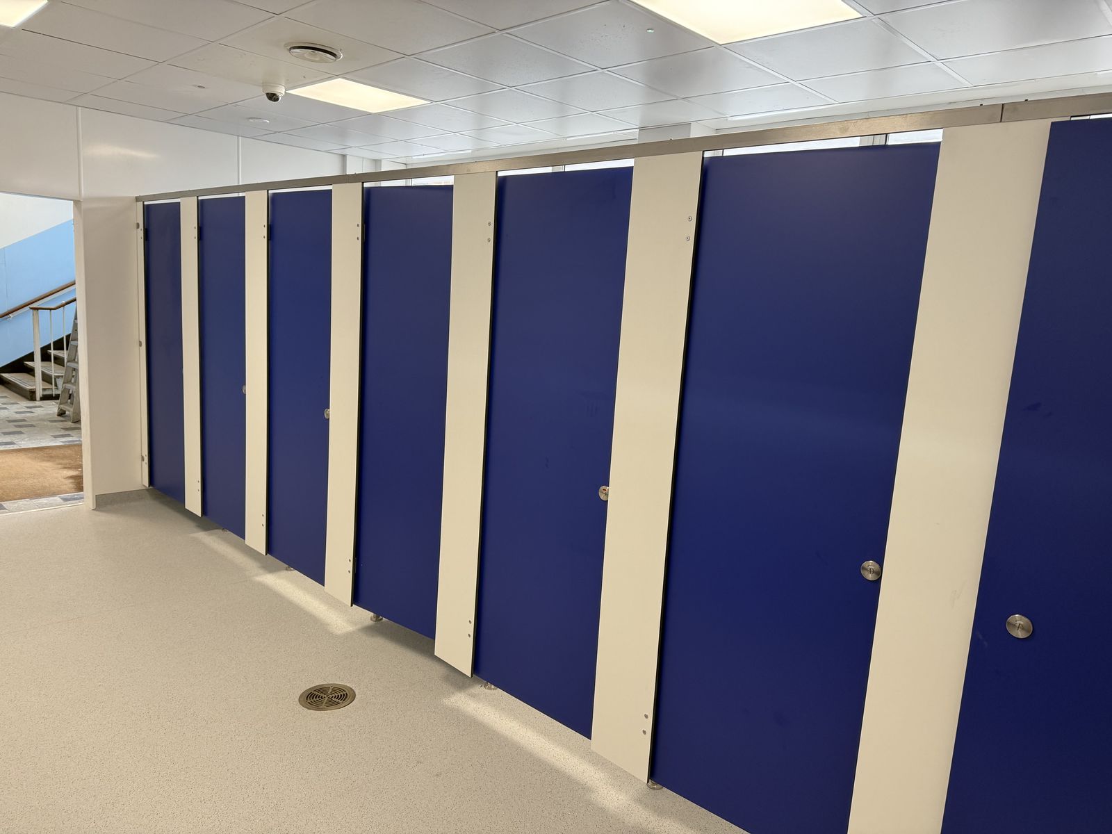 Completed washroom refurbishment