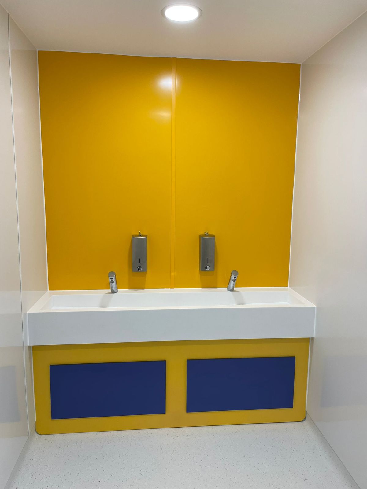 Completed washroom refurbishment
