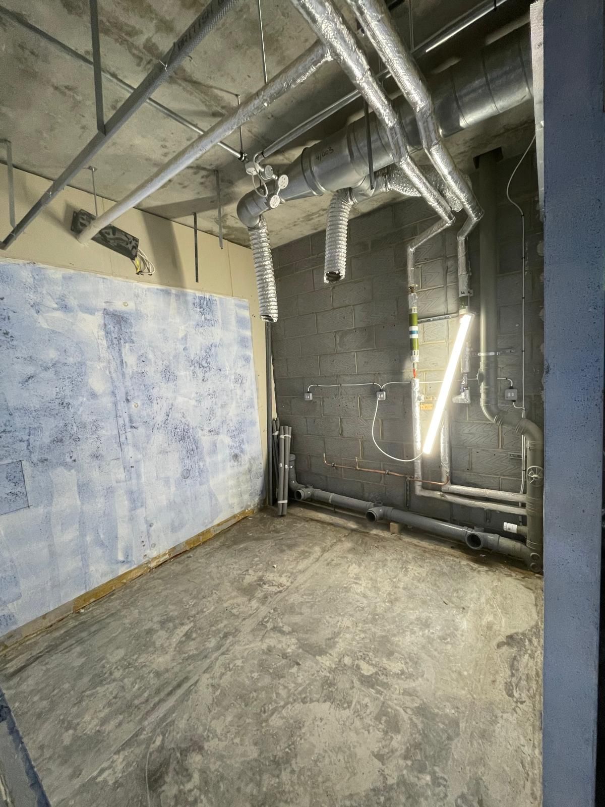 Completed washroom refurbishment