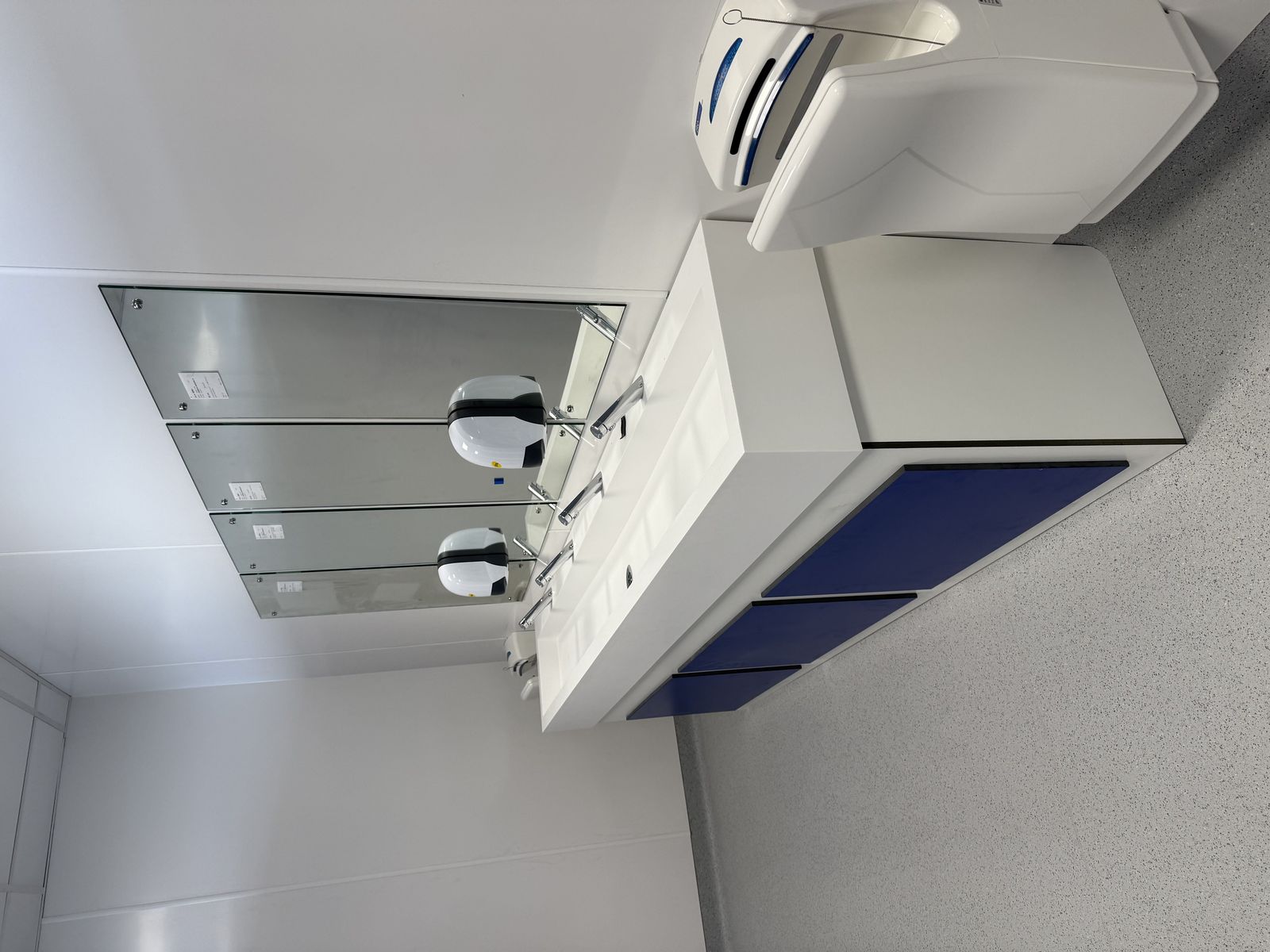 Completed washroom refurbishment
